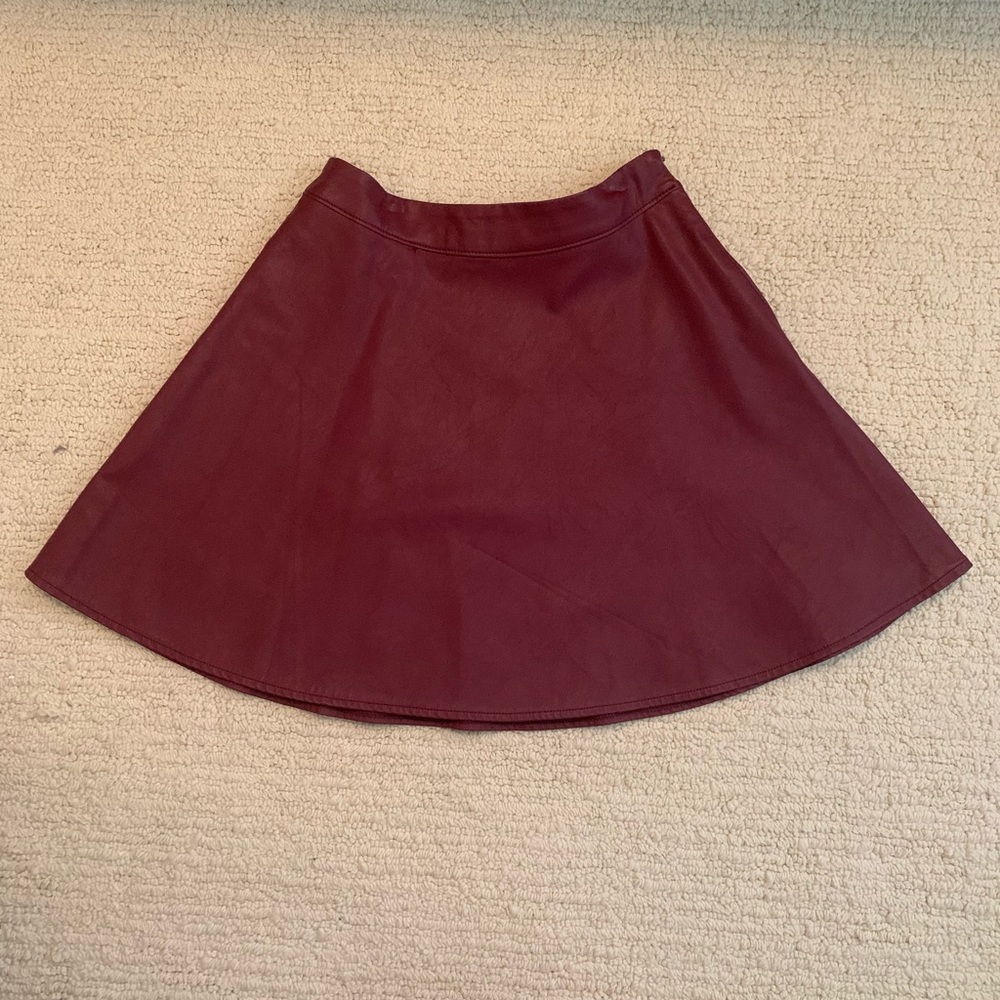 Abercrombie and Fitch Leather skirt size xs